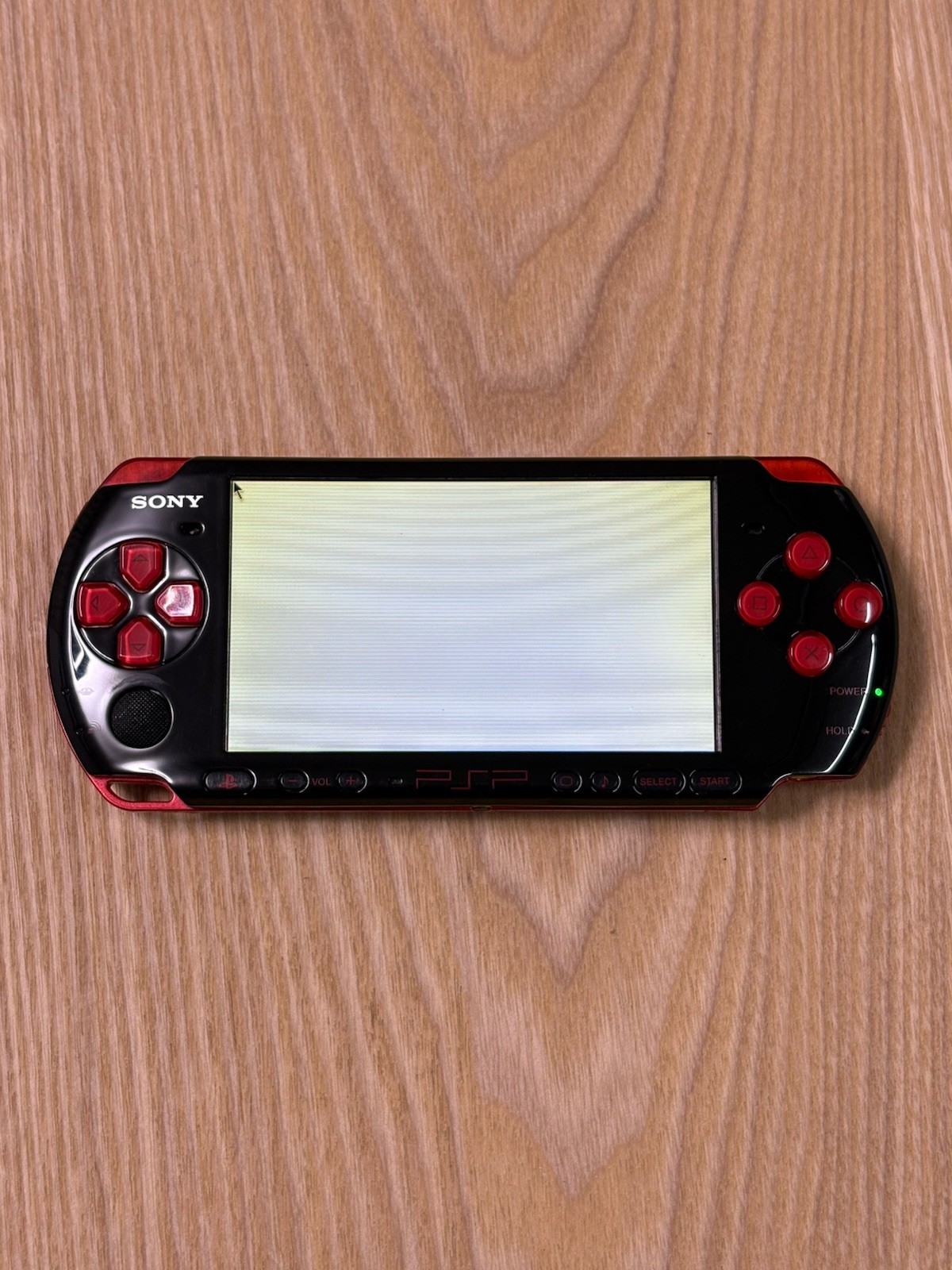 Sony PSP 3000 Black Red Handheld Console PSP-3000 Region Free Tested Japan