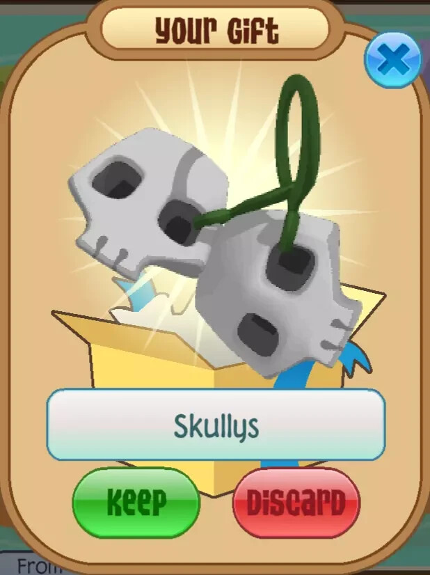 Animal Jam Classic AJC Skullys (READ DESCRIPTION)