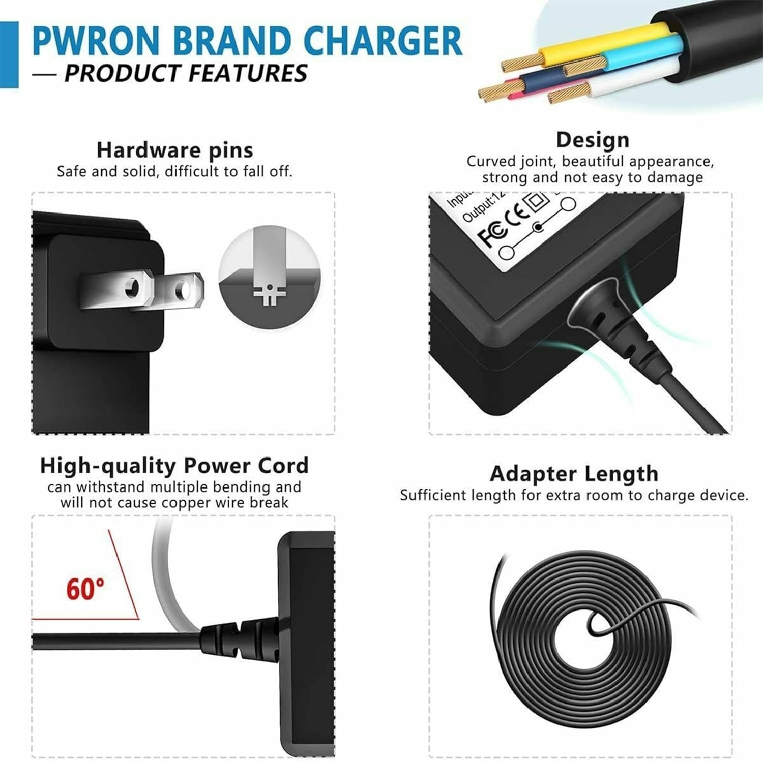 Travel-Friendly 5V 2A Power Adapter for Hyperkin RetroN 5 & Gaming Consoles