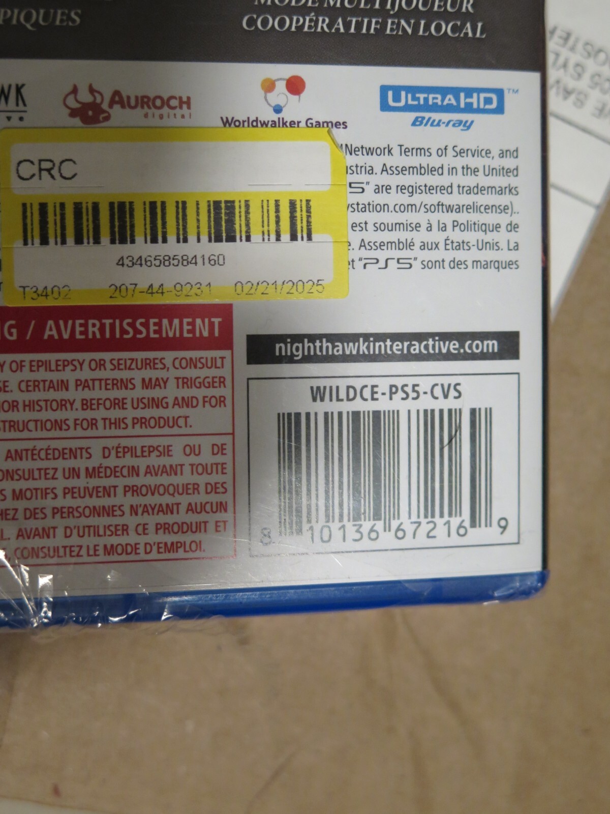 Wildermyth PS5 New Sealed Nighthawk Interactive WILDCE-PS5 NEW