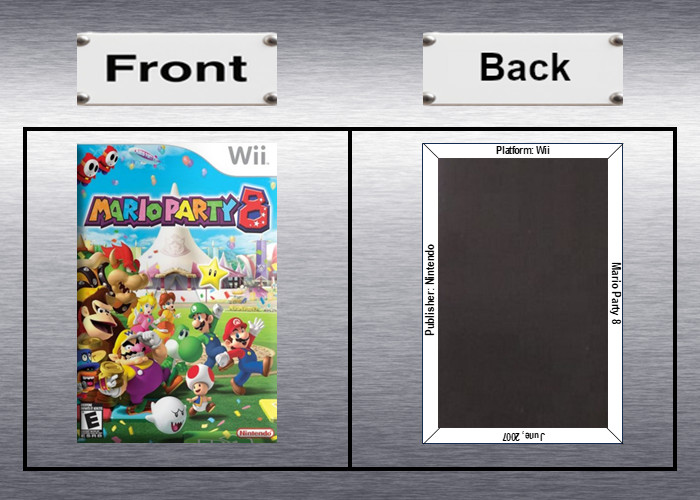 Mario Party 4,5,6,7,8,9 Video Game Box Art *GameCube/Wii* High Quality Magnet