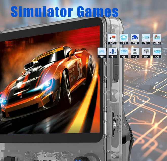 Retro Handheld Video Game Console 15000+ Games Rechargeable 3.5 Inch Screen New