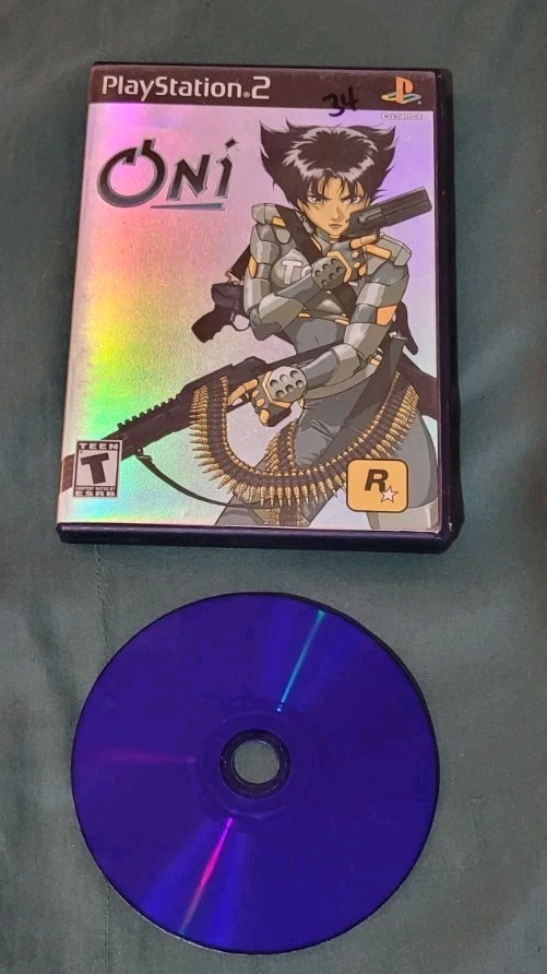 Oni (Sony PlayStation 2, 2001) In Case w Manual – Tested & Working (Read All)