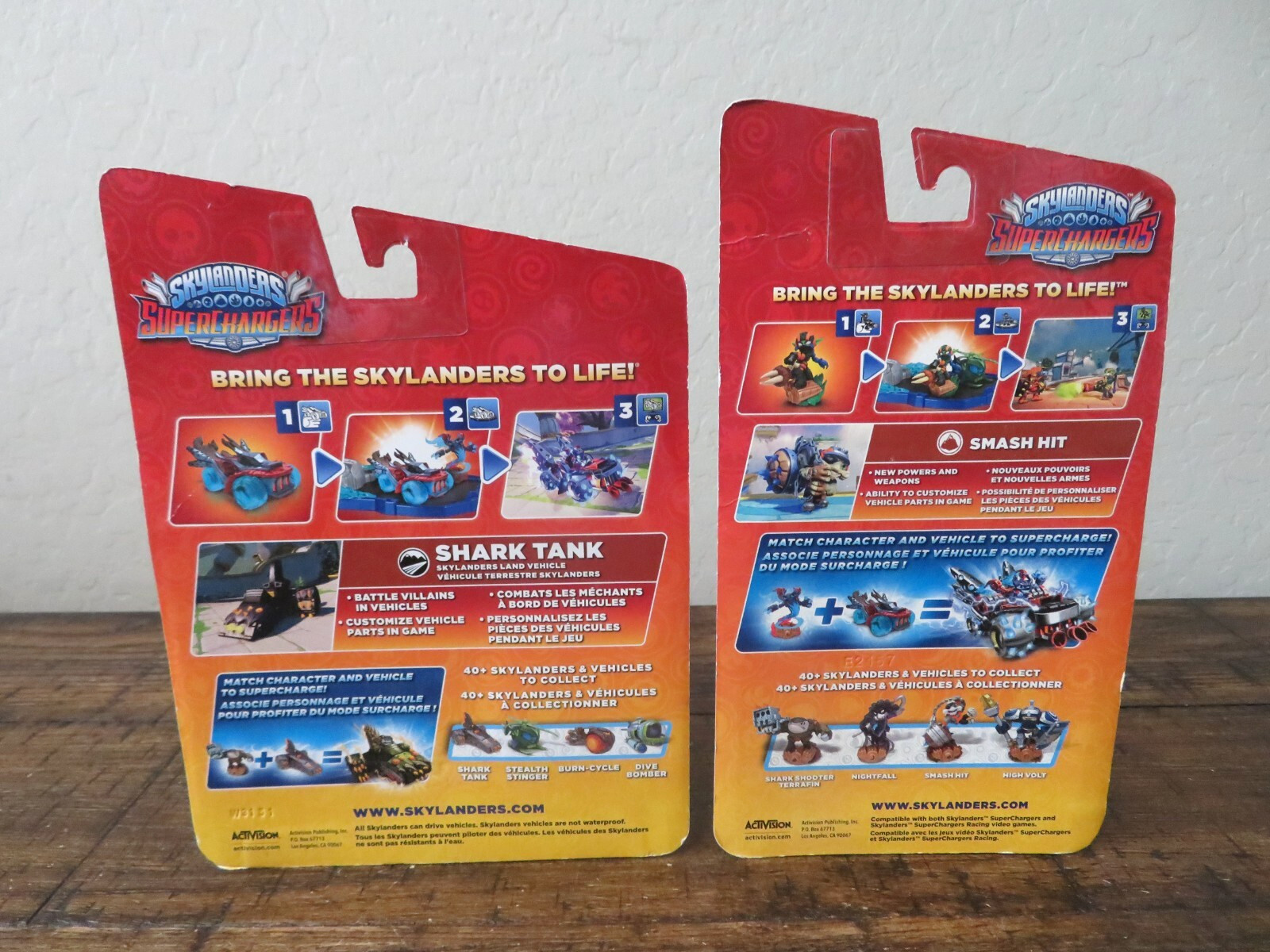 Skylanders SuperChargers – SHARK TANK Land Vehicle & SMASH HIT New!