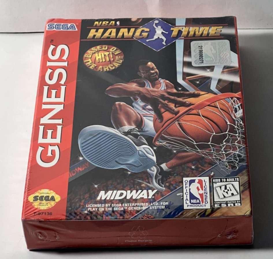 NBA HangTime (Sega Genesis, 1996) New