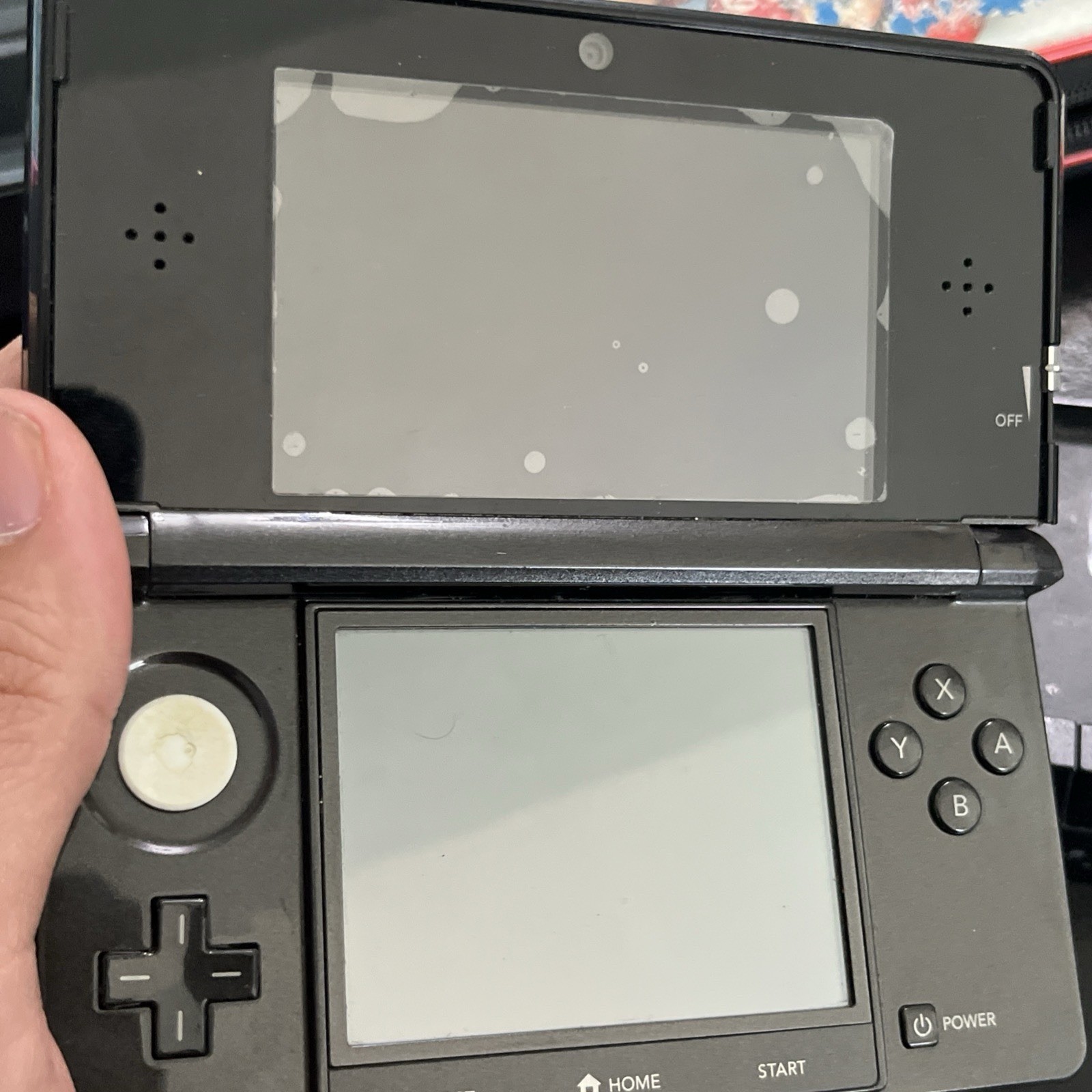 3DS Original US Console Black – Tested Working W/charger CTR 001 3 Games/2 cases
