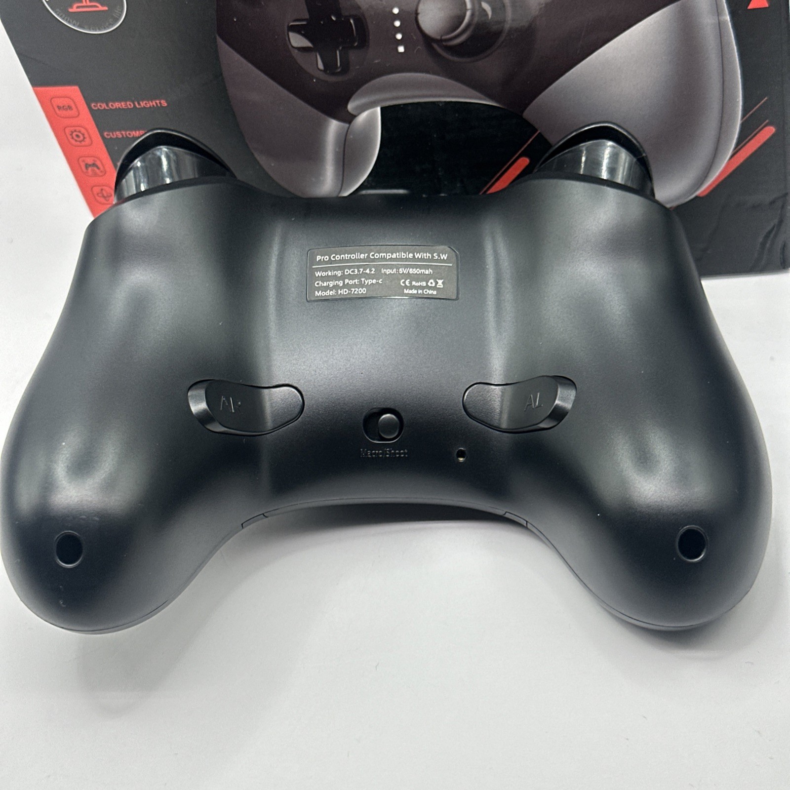 Aghi Bluetooth Controller for Switch/PC/iPhone/Android/Apple Arcade MFi Games/TV
