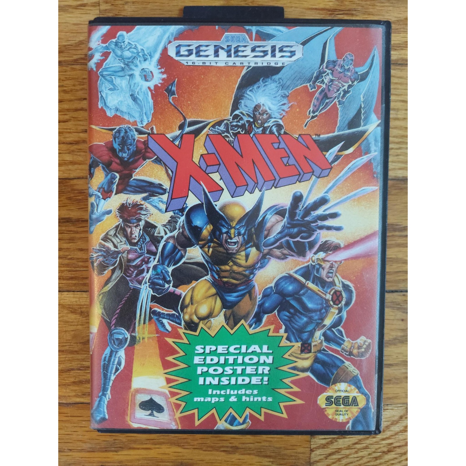 X-Men (No Manual) – Sega Genesis Complete Tested Authentic Marvel Action Game