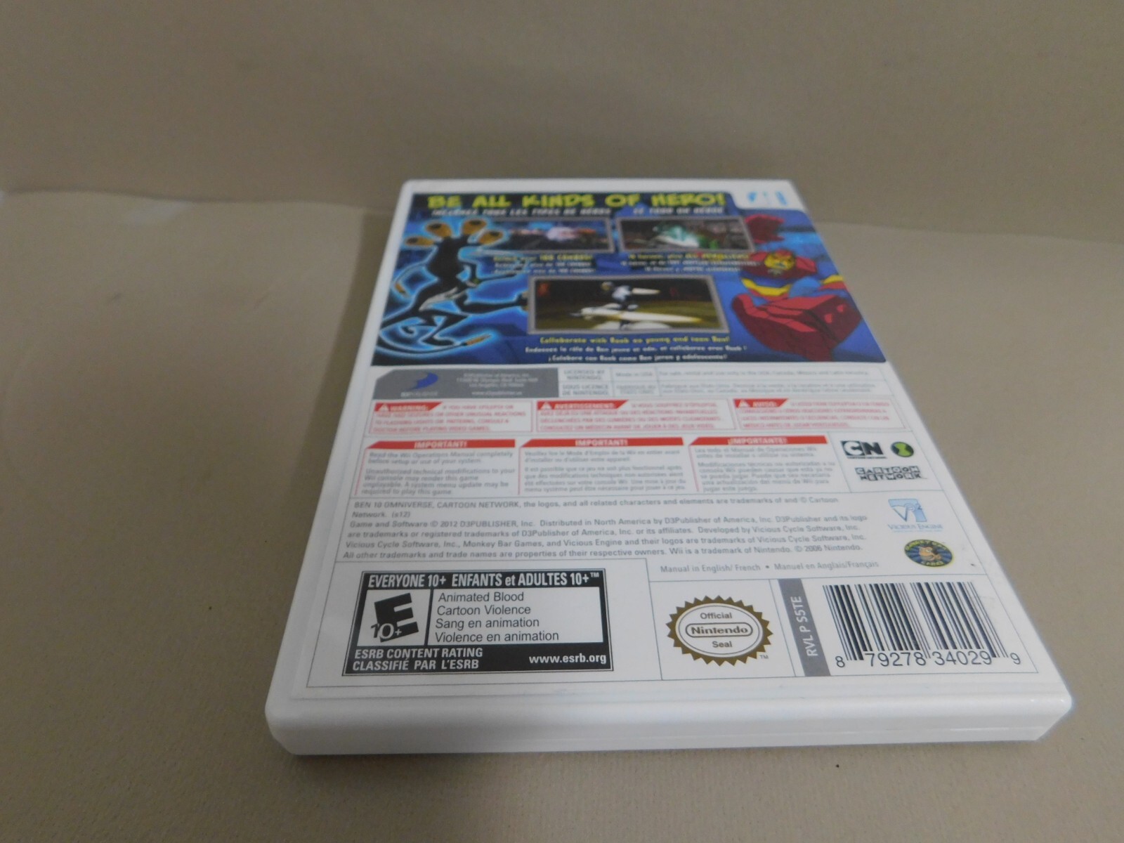 Ben 10: Omniverse (Nintendo Wii, 2012) Complete CIB Clean Disc Tested Works