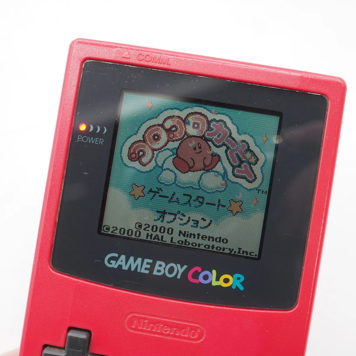 Nintendo GAME BOY COLOR Red CGB-001 Handheld System Boxed Tested Serial Match GB