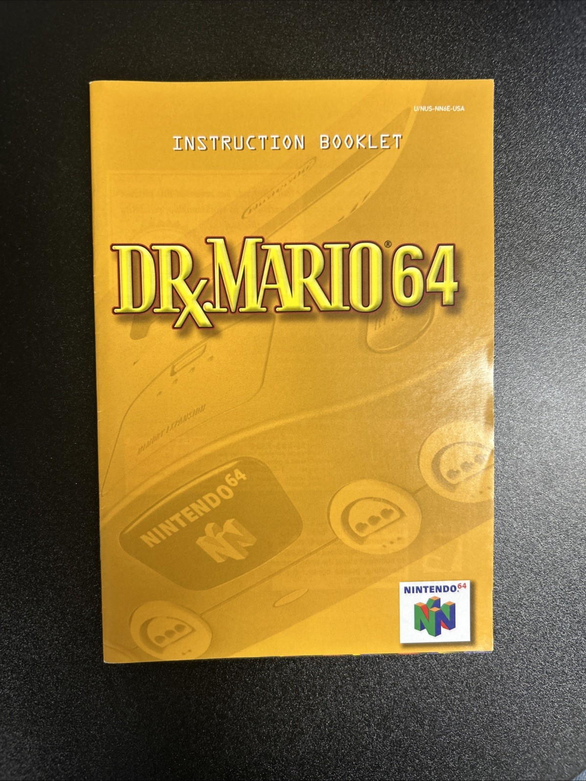 Dr Mario 64 Manual Only Nintendo 64 Instruction Booklet ONLY The Doctor is in!