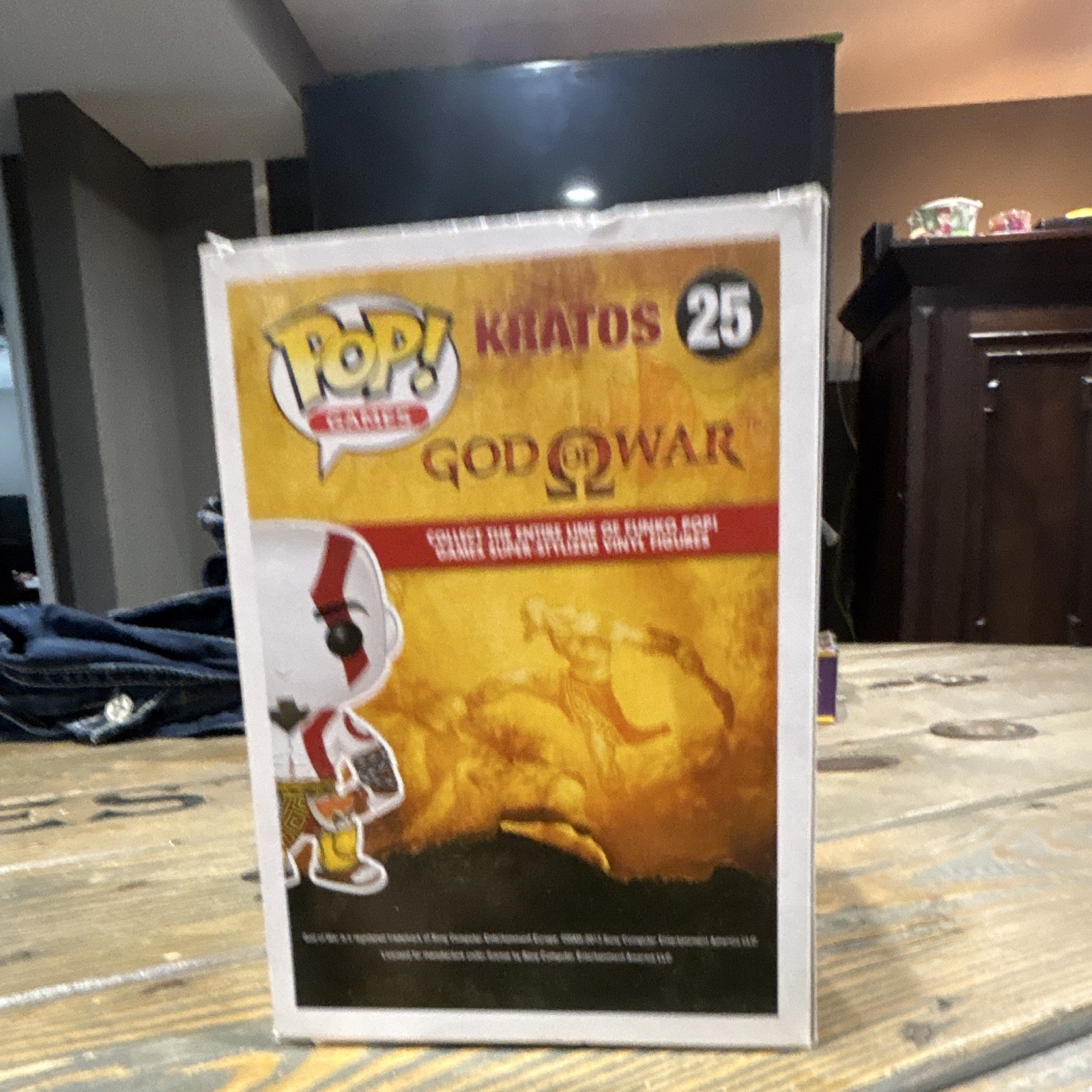 Funko Pop! Games God of War Kratos Vinyl Figure #25 Exclusive Boxed