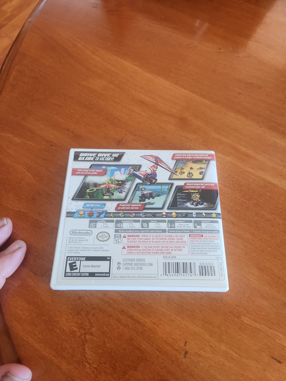 Mario Kart 7 (Nintendo 3DS) – Authentic Case – NO GAME