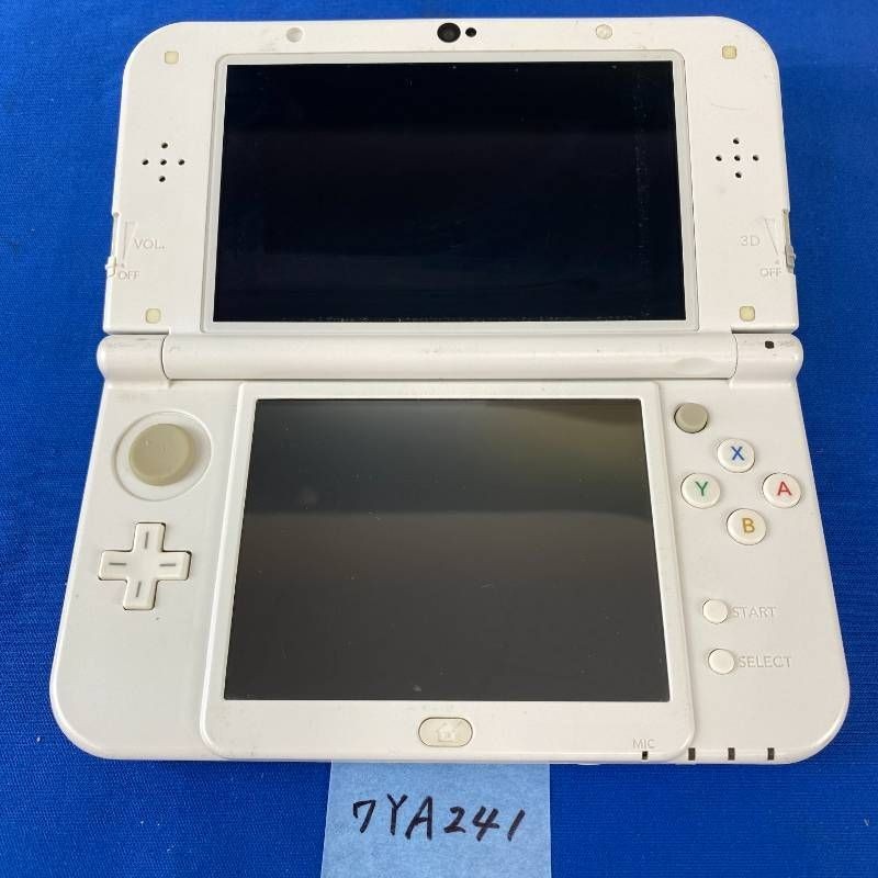 ◇ワYA241 Nintendo new Nintendo 3DS XL LL Pearl White Dual IPS Tested Work Japan