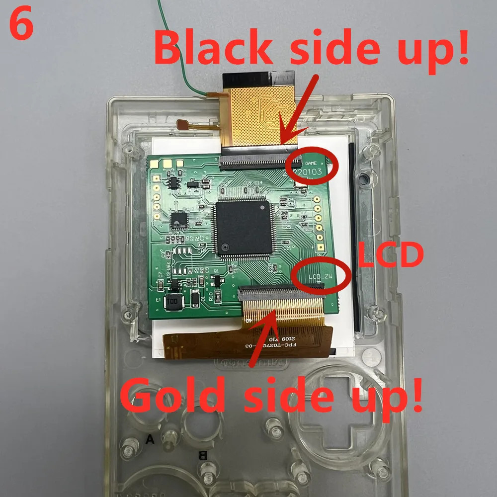 2.6” IPS High Brightness LCD Screen for Nintendo Gameboy Pocket GBP Console