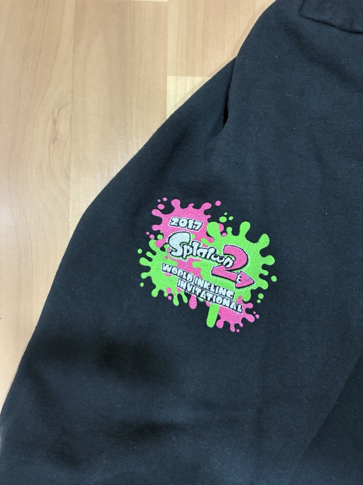 Nintendo Splatoon 2 2017 World Inkling Invitational Promo Zip Hoodie Rare Large