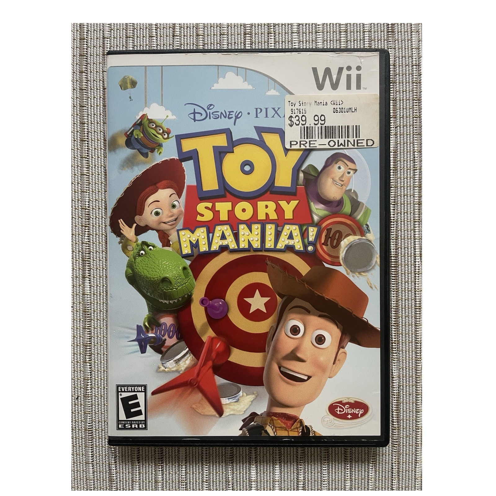 Toy Story Mania! Nintendo Wii Party Family/Kids 2009 E Complete Manual NTSC-U/C