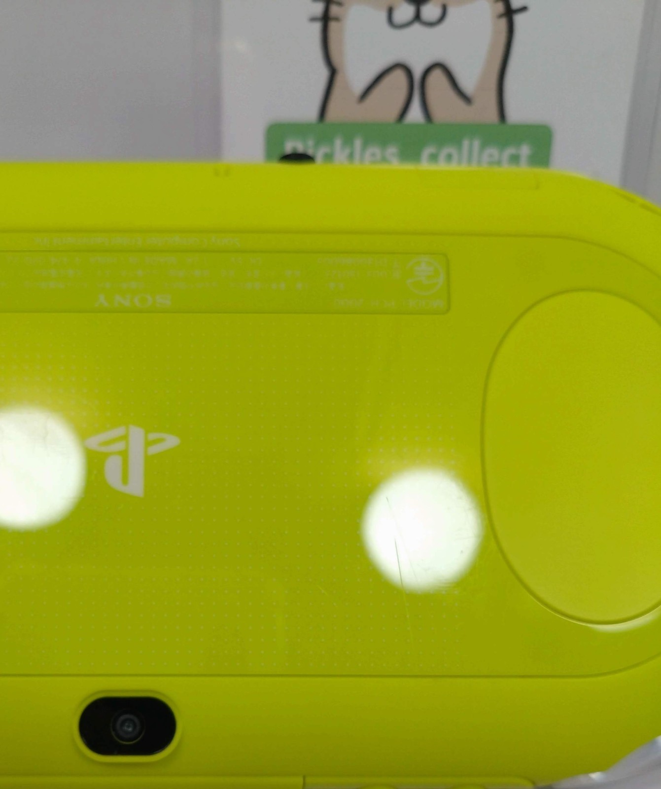 PS Vita 2000 Lime Green White PCH 2000 ZA13 Console only PSV Tested Sony 0611A