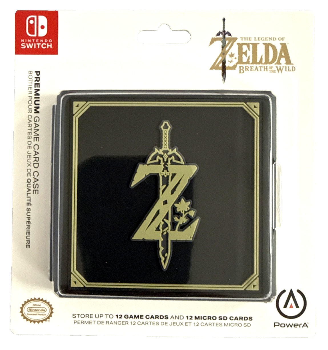 Nintendo Switch-Legend of Zelda (Breath of Wild) Premium Game Card Case 2023 New