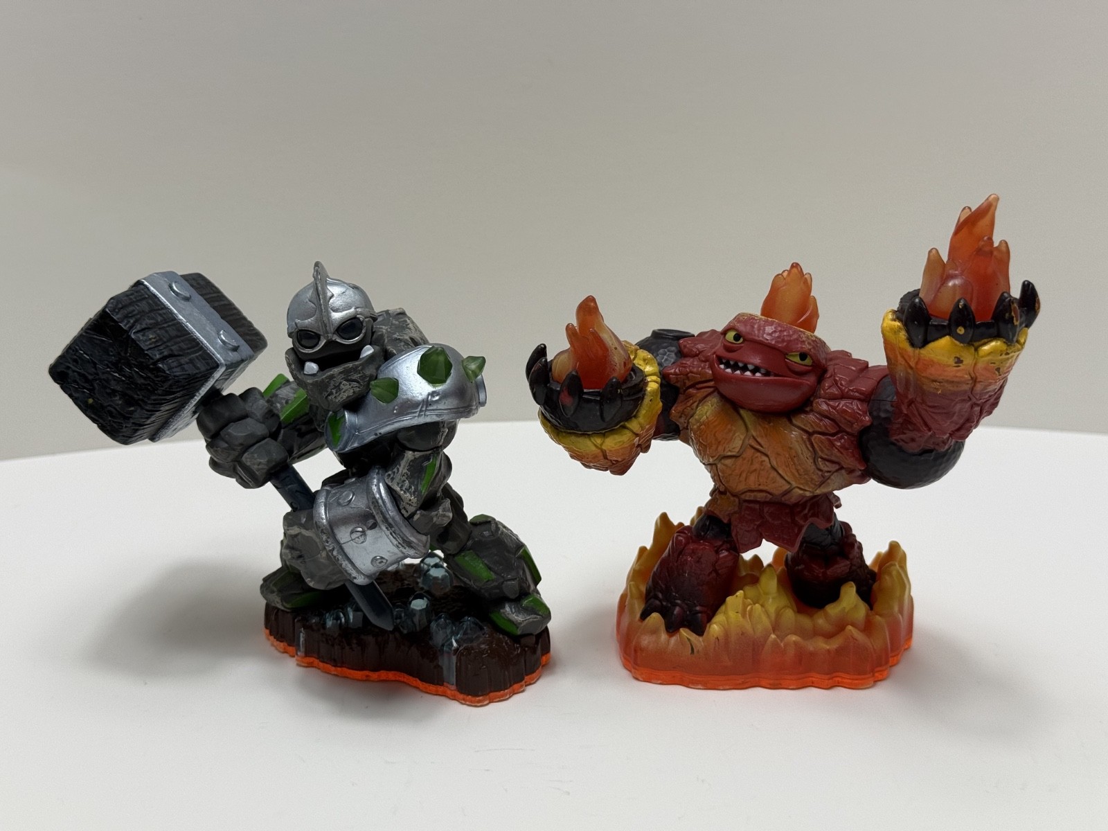 Activision Skylanders Giants Figures Lot of Two – Granite Crusher & Hot Head