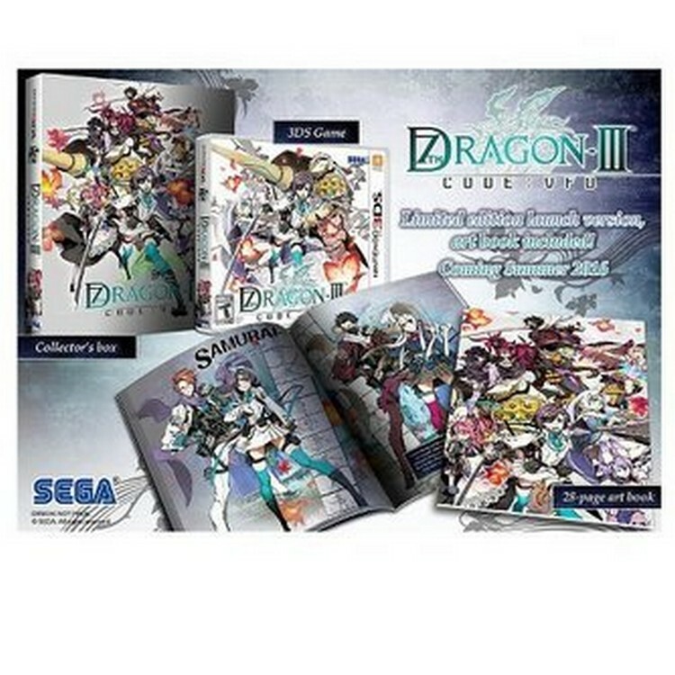 7th Dragon III Code: VFD Nintendo 3DS Brand New Factory Sealed Collector Edition