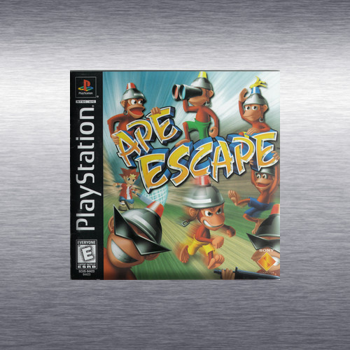 Ape Escape Video Game Box Art *PS1* High Quality Magnet