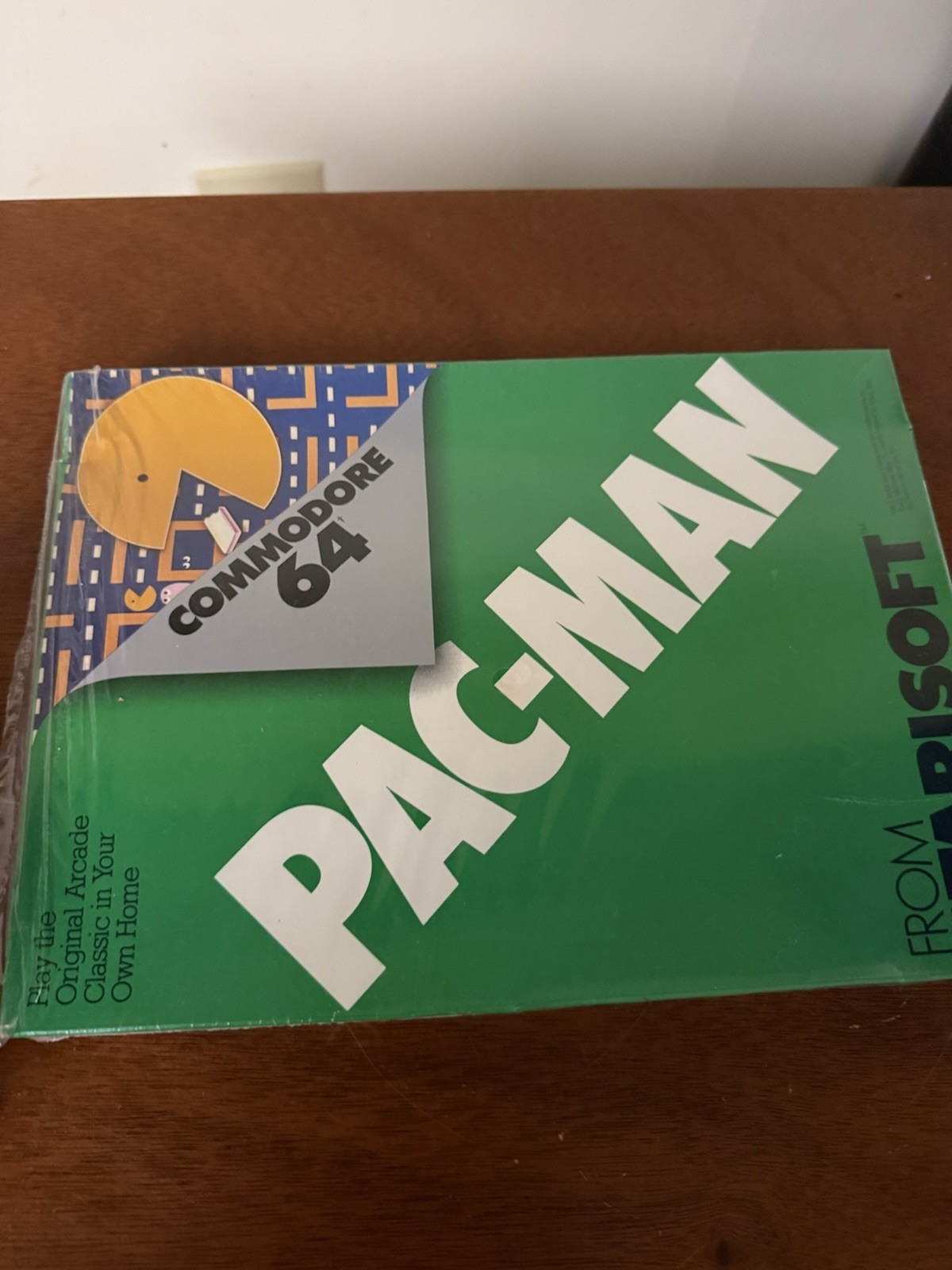 PAC-MAN ATARISOFT COMMODORE 64 CARTRIDGE 1983 GAME ORIGINAL BOX STILL SEALED