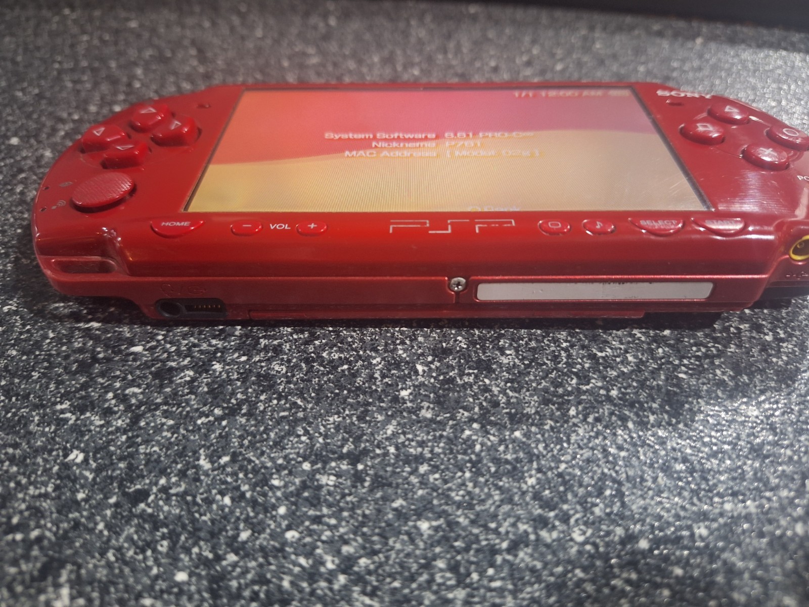 Sony PlayStation Portable PSP-2001 God of War Edition USA Console TESTED WORKING