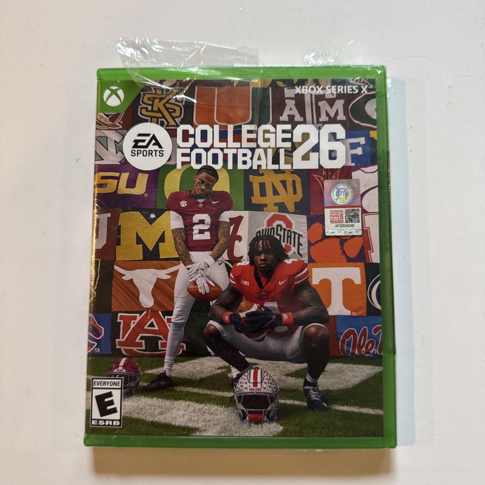 EA Sports College Football 26 Xbox Series X New Damaged Plastic Wrap