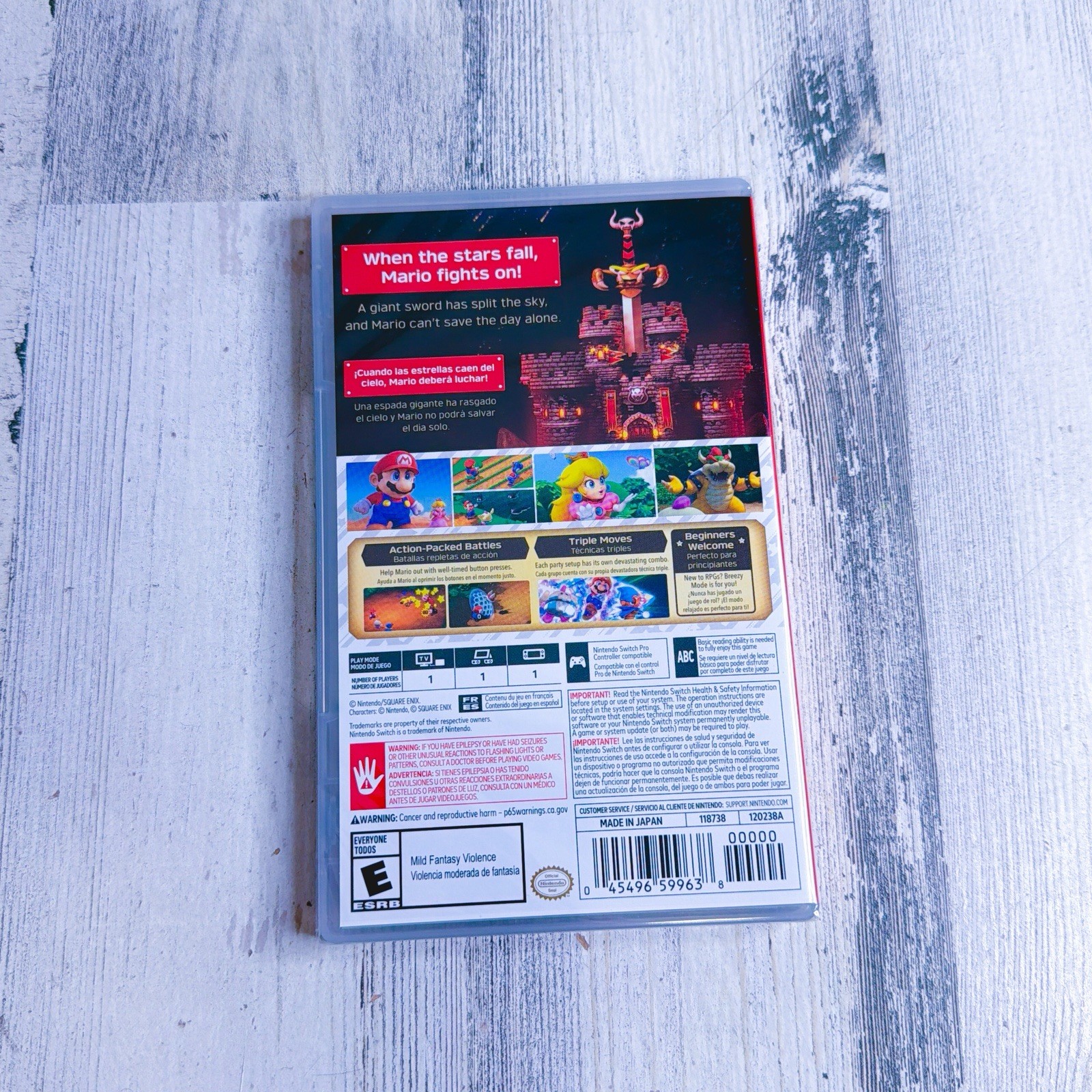 Super Mario Bros RPG – Nintendo Switch BRAND NEW SEALED