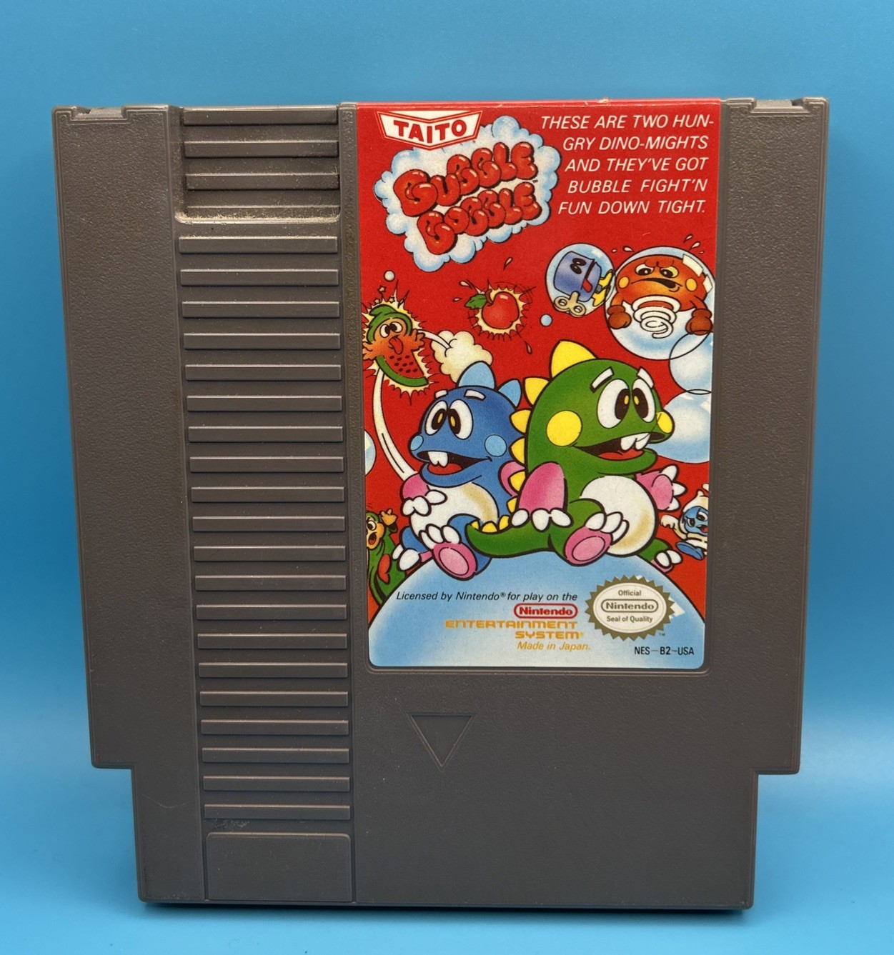Bubble Bobble Nintendo NES 1988 Tested Cartridge, Manual, Original Sleeve READ