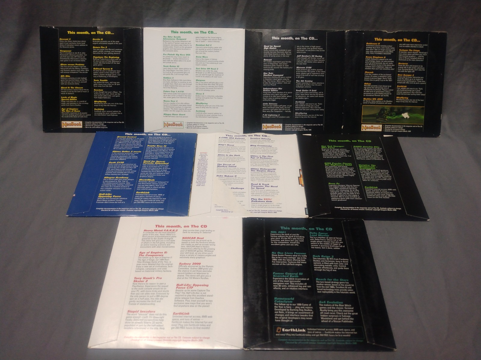 PC Gamer Demo Disc Lot (56) – 1995 to 2005 Various Retro Vintage