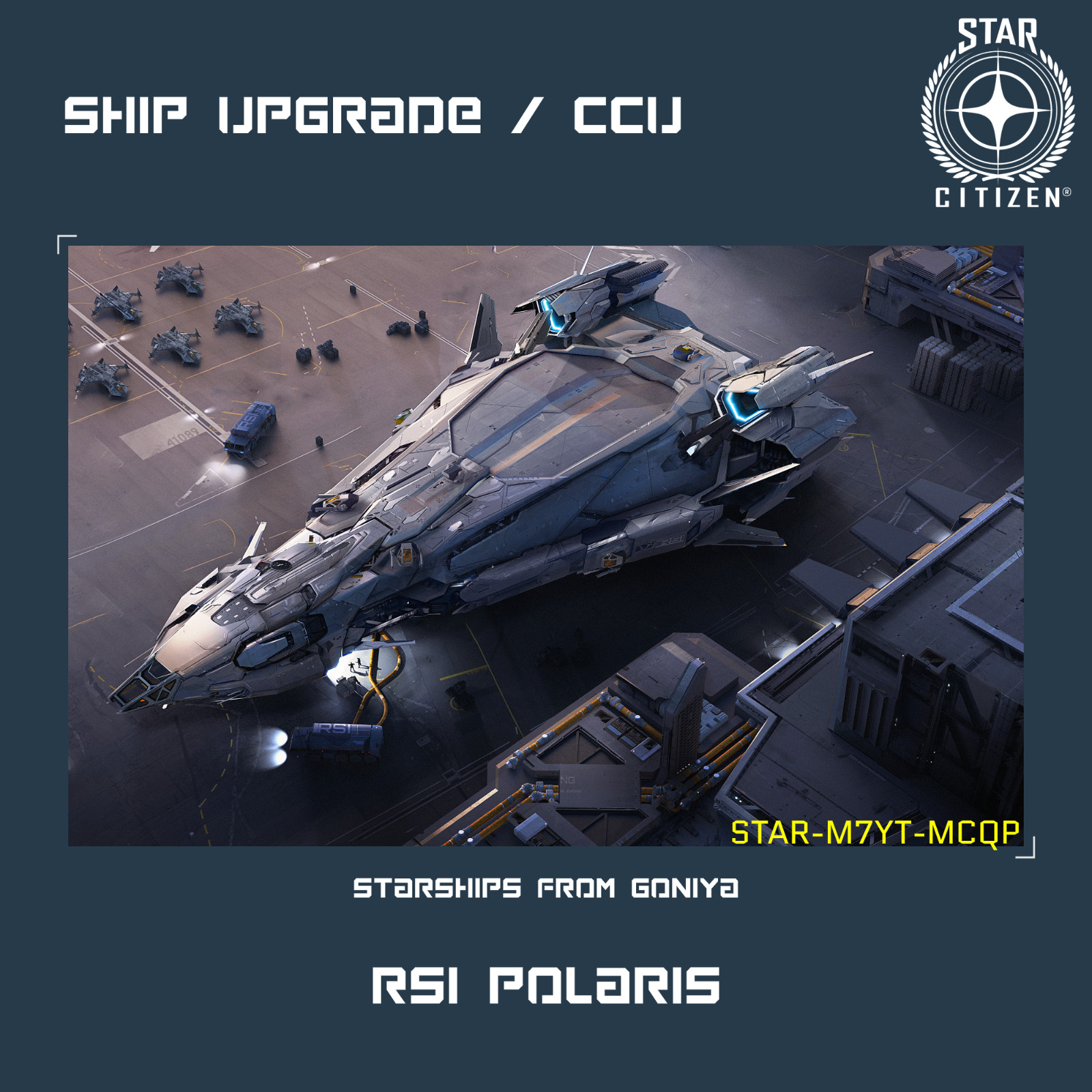 STAR CITIZEN – RSI POLARIS UPGRADE – (CCU)