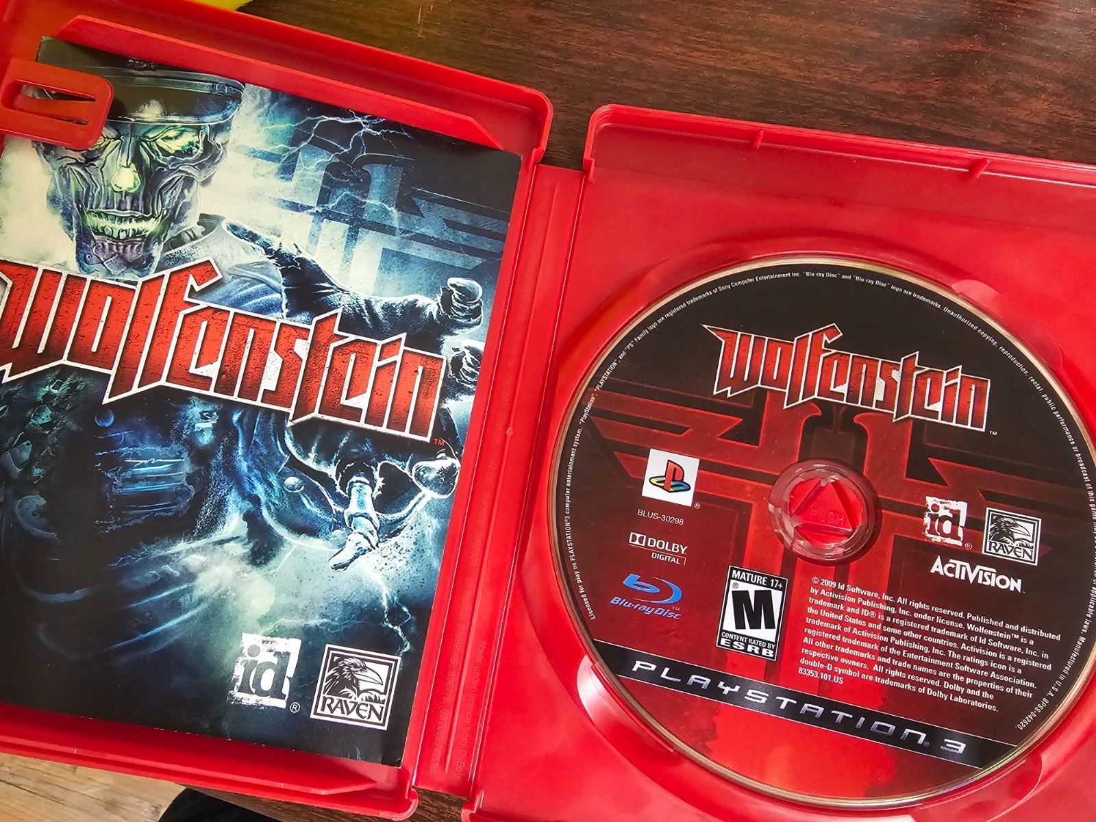 PS3 Wolfenstein video game