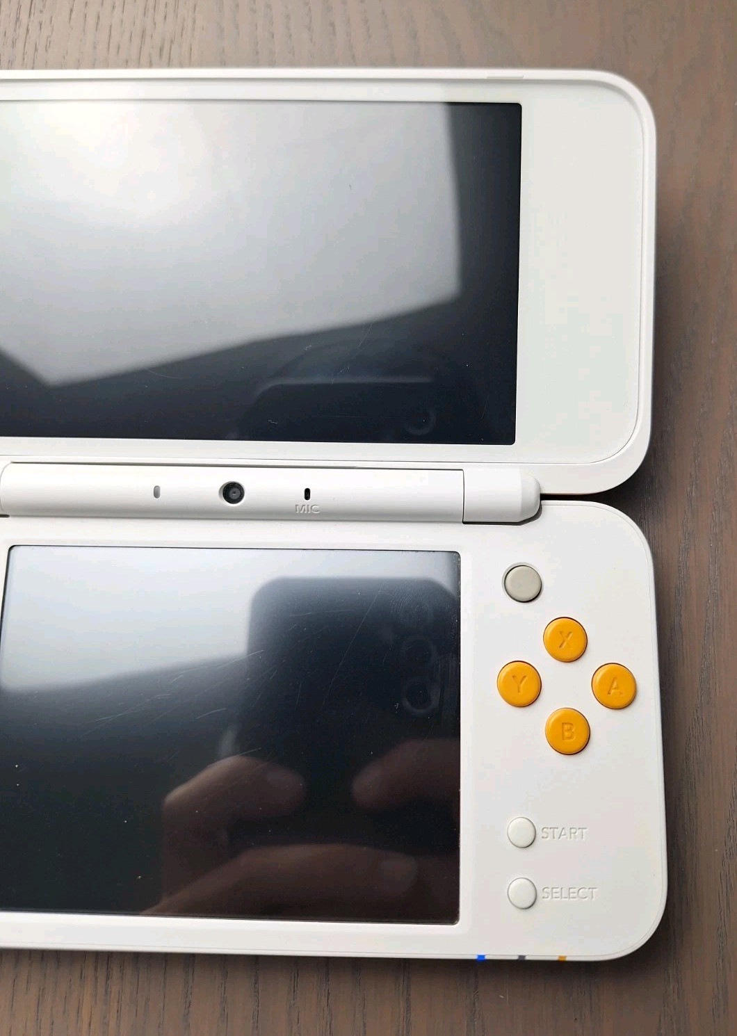 New Nintendo 2DS XL White Orange | Charger + 32GB SD Card | Region Free