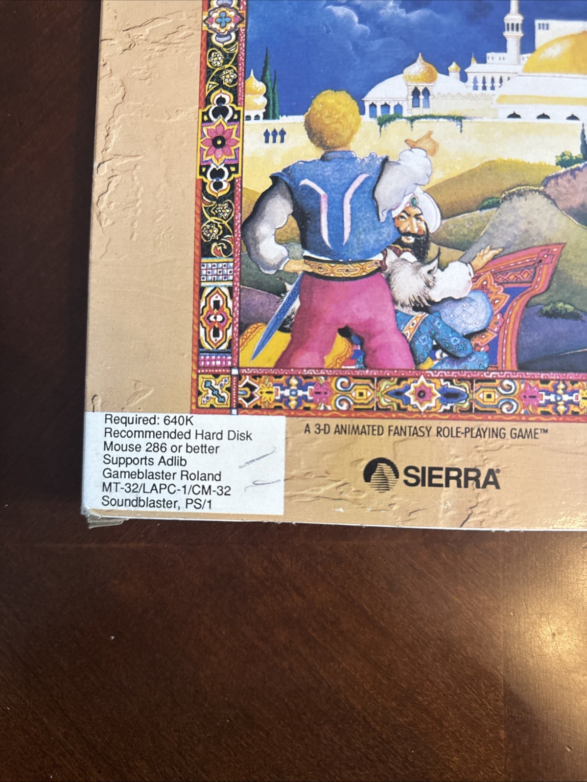 Quest for Glory II: Trial by Fire PC, 1990 3.5″ disks, Complete in Box