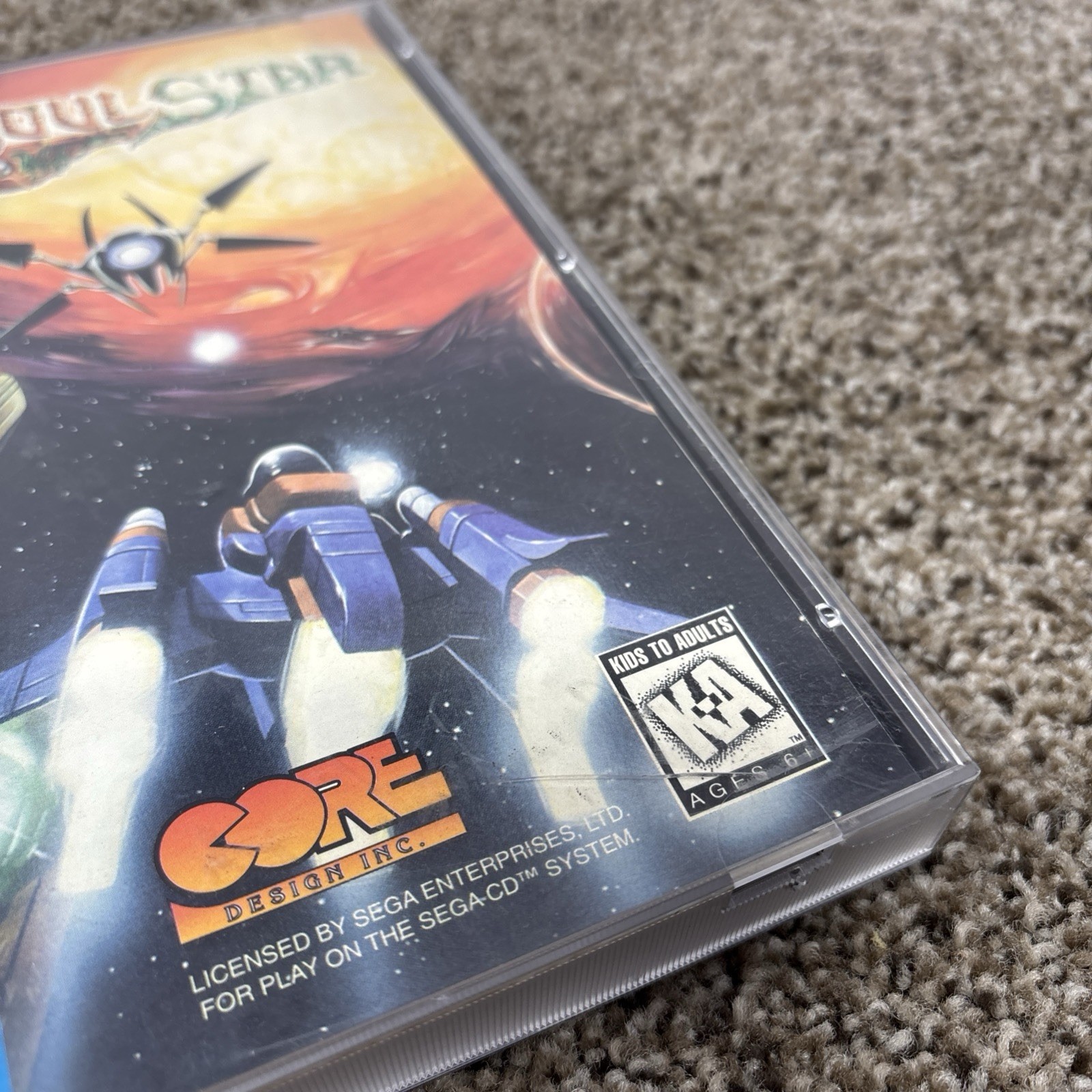 Soul Star (Sega CD, 1994) CIB Complete in Box w Manual Tested