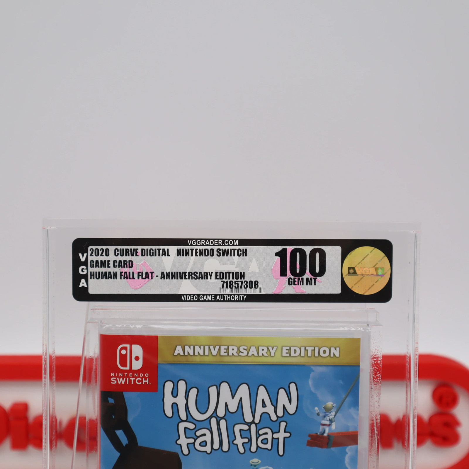 Nintendo Switch HUMAN FALL FLAT – PERFECT GRADED VGA 100 GEM MINT! NEW & Sealed!