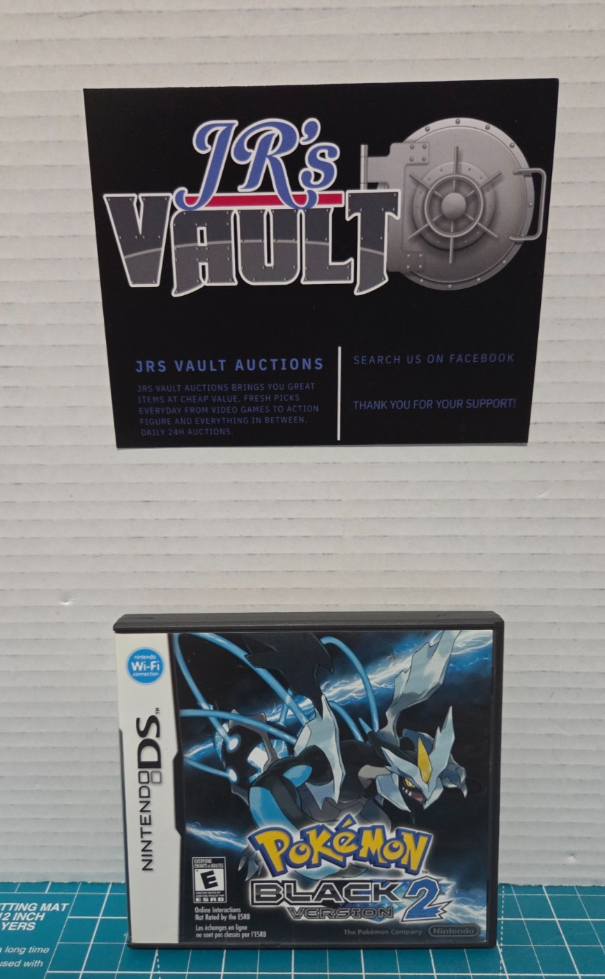 Pokemon Black Version 2 (Nintendo DS, 2012) CIB Complete Authentic USA