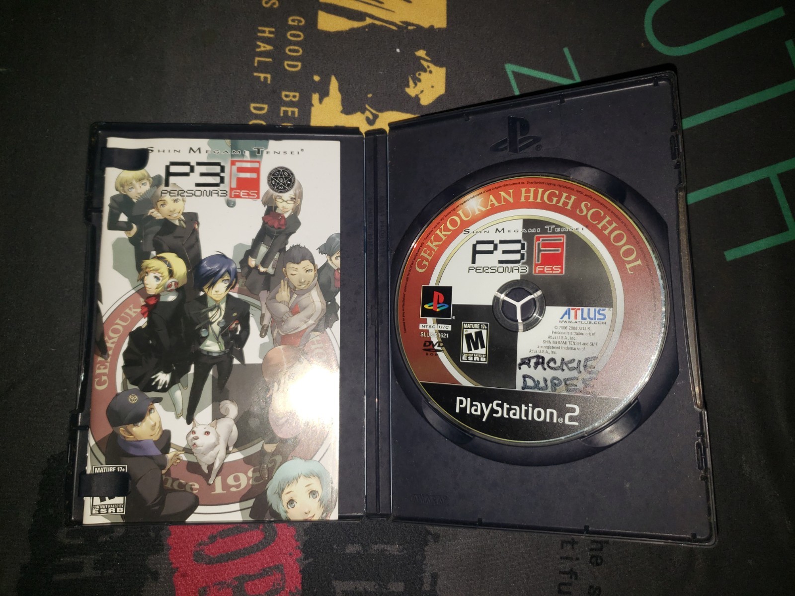 Shin Megami Tensei Persona 3 FES (PlayStation 2 PS2) Manual Included!