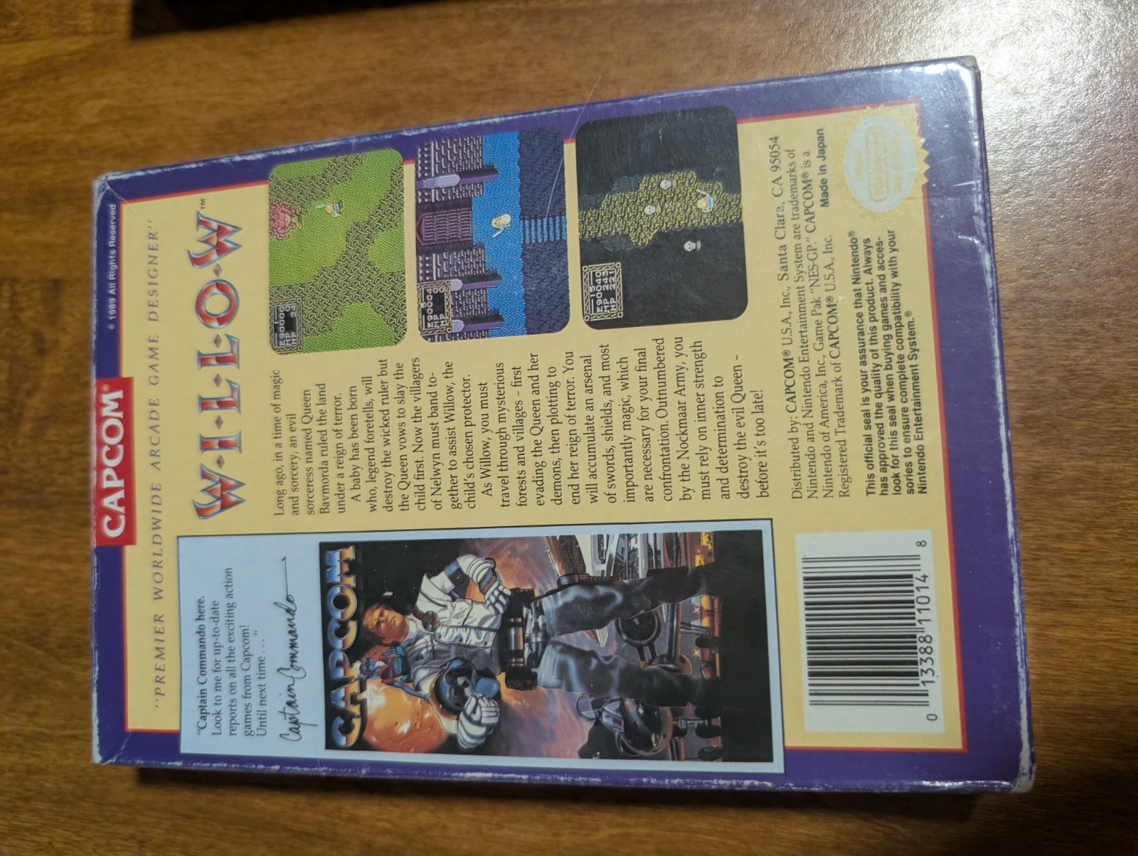 Willow CIB COMPLETE (GAME/BOX/MANUAL) (Nintendo Entertainment System, 1989)