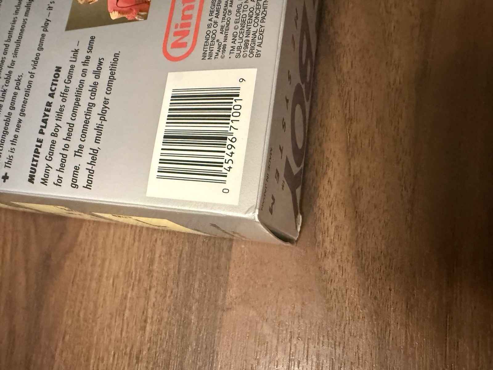 Nintendo GameBoy DMG Longbox Tested CIB Long Box Launch Edition Headphones Foam