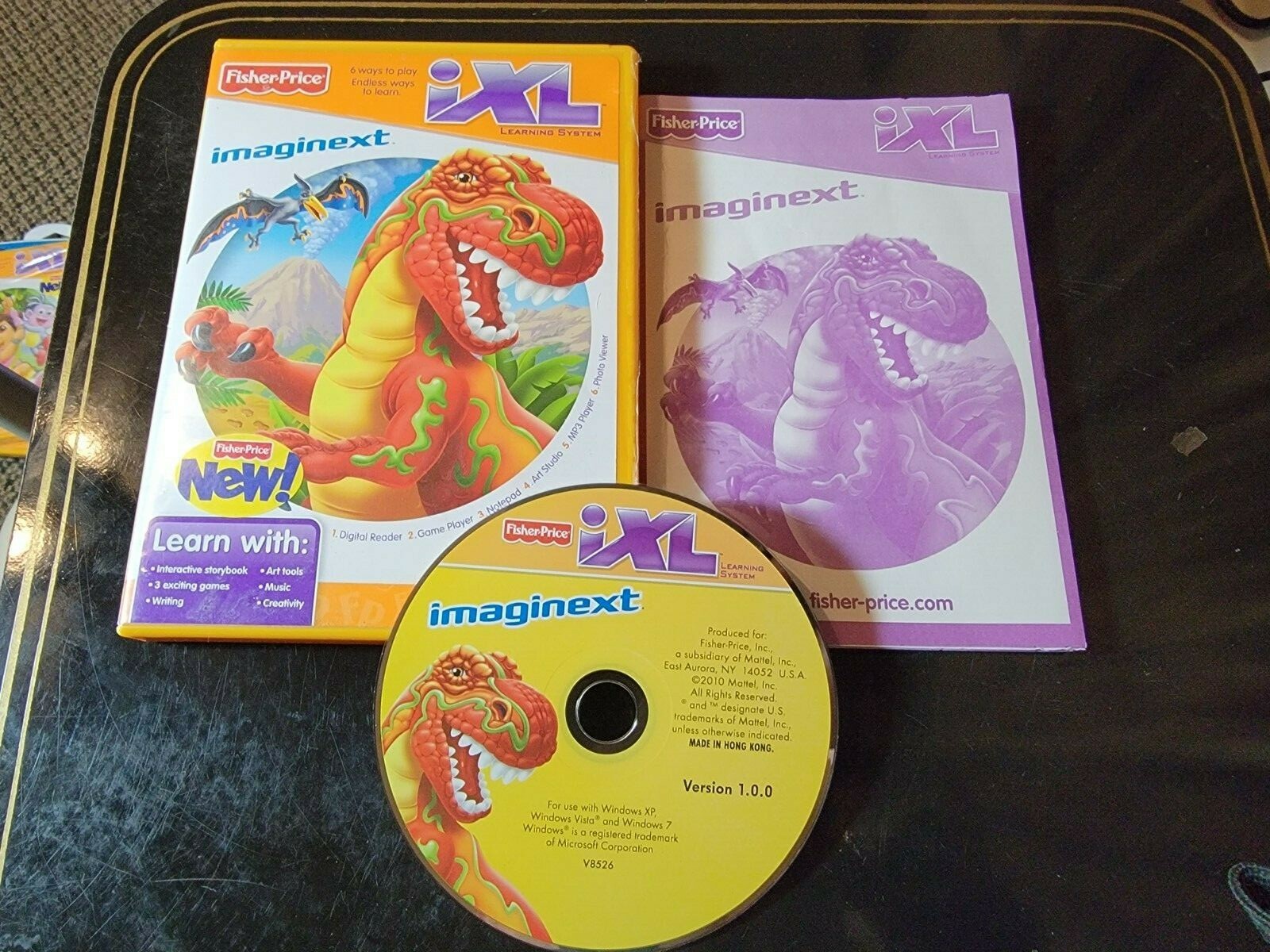 Fisher-Price iXL Learning System Software Imaginext Dinosaurs