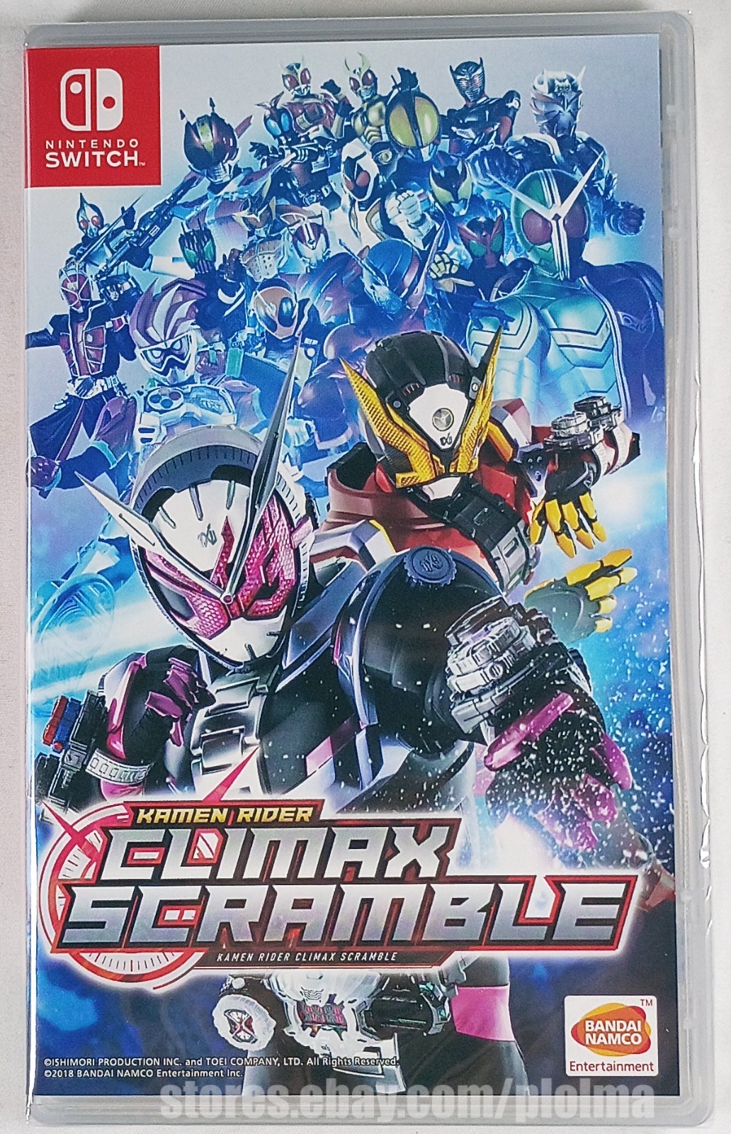 KAMEN RIDER: CLIMAX SCRAMBLE New NINTENDO SWITCH Game ASIAN release, USA Seller