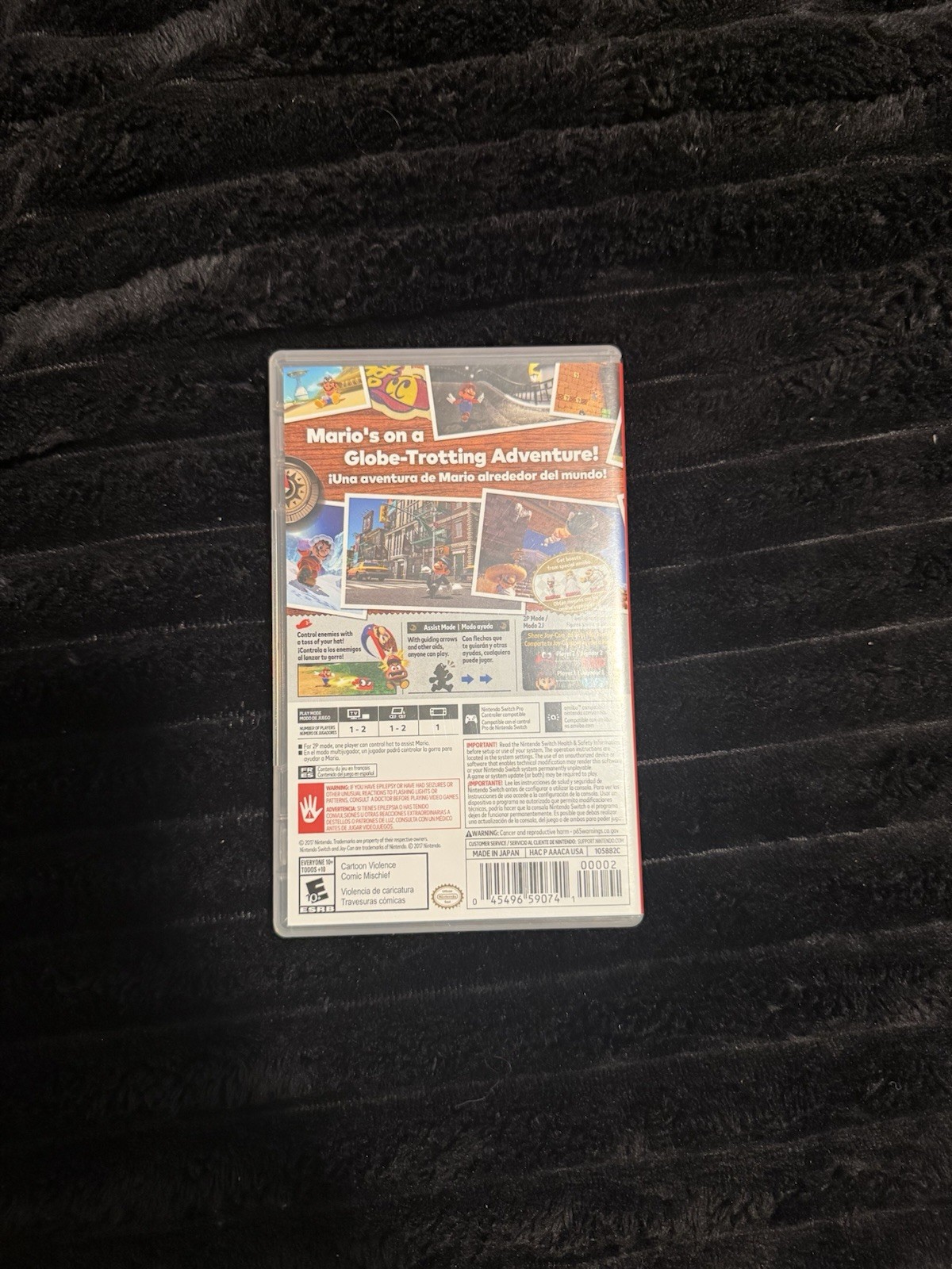 super mario odyssey for nintendo switch tested working in great condition