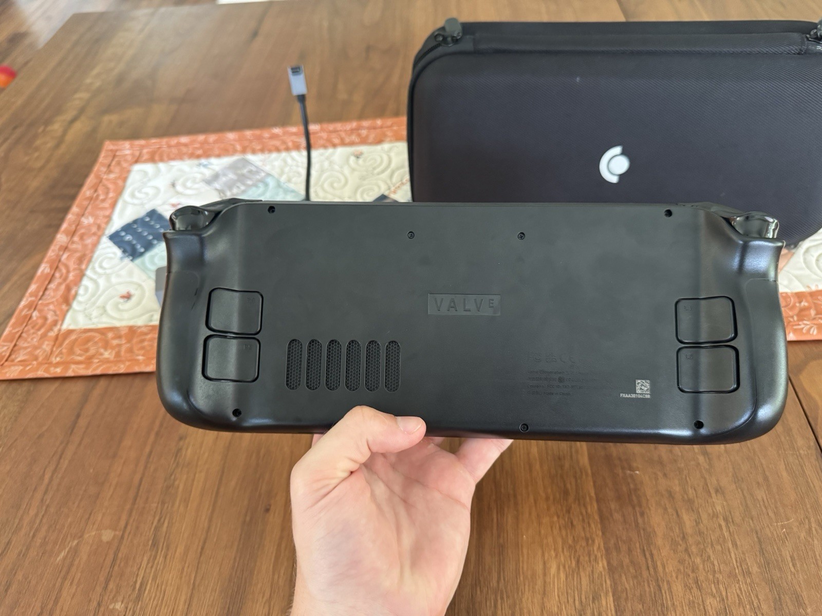 Valve Steam Deck 1TB Handheld Console Black w/ Carrying Case and Dock