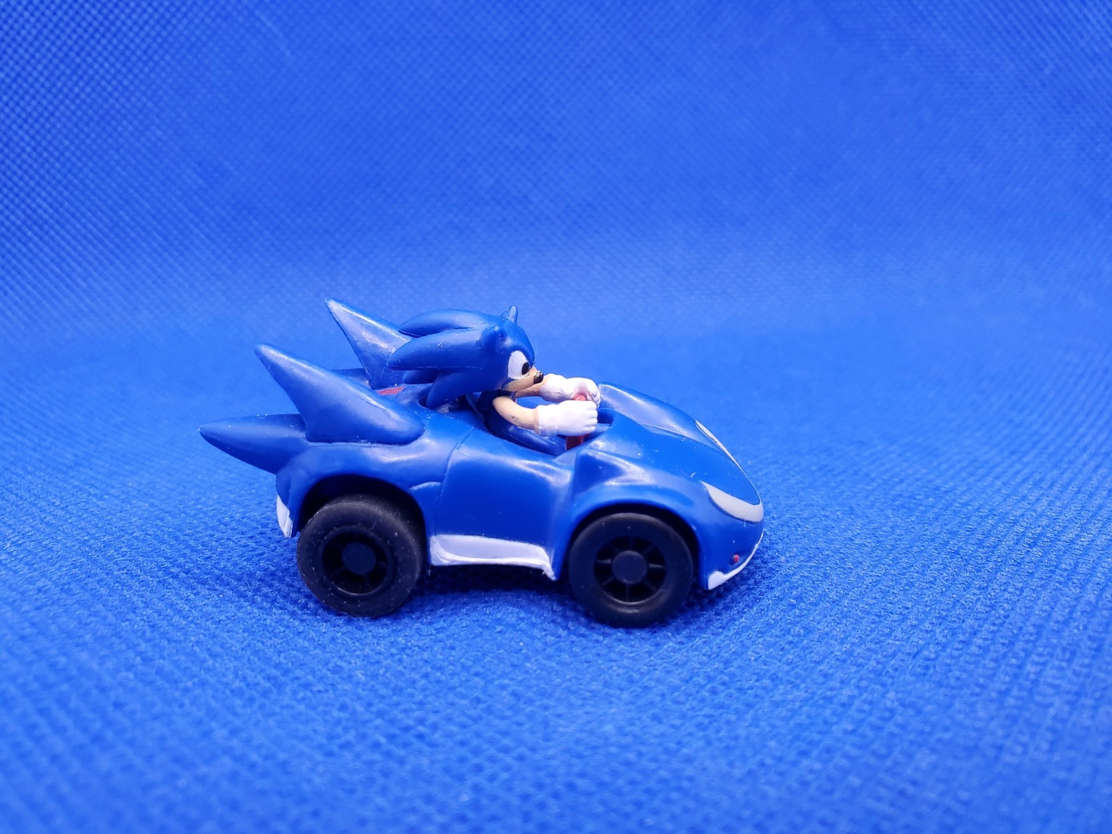 Sonic The Hedgehog Pull Back Gacha Blue Car Racer Tomy Mini Toys Official Sega