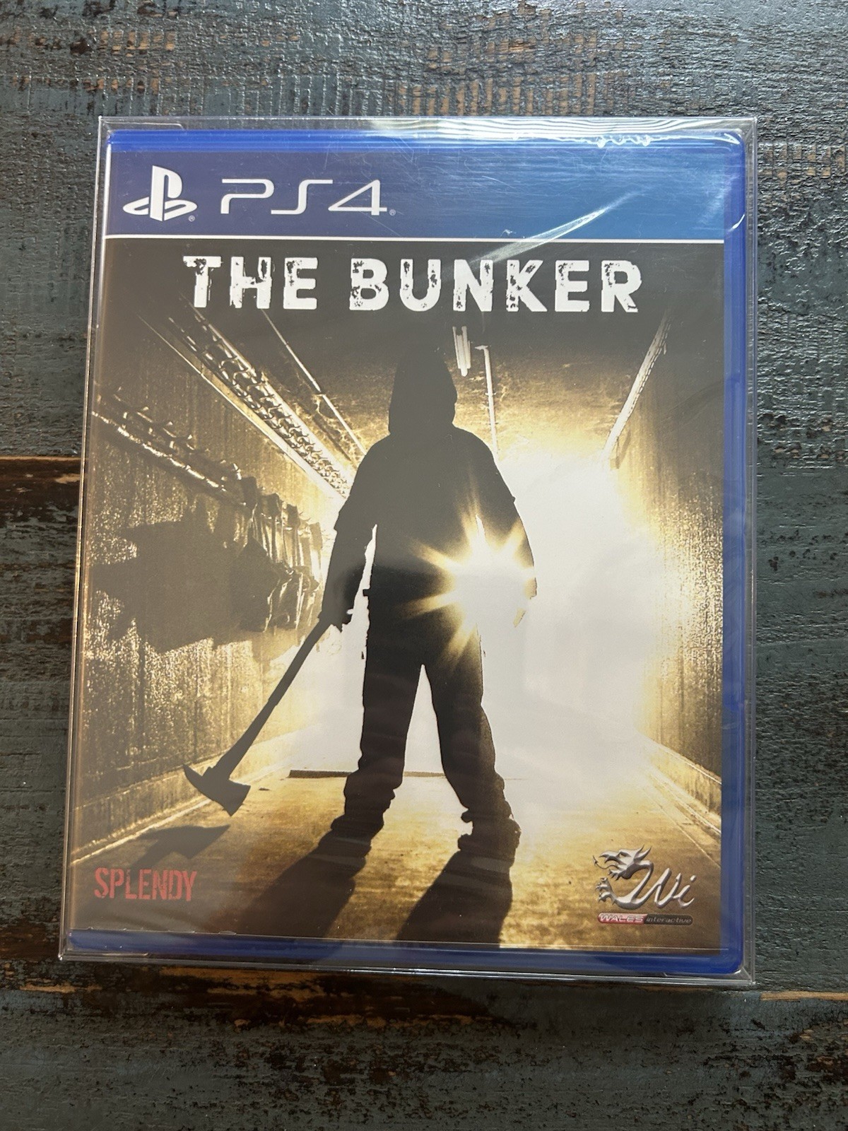 The Bunker PlayStation 4 Sealed W/ Postcard And Trading Card Game Protector LRG