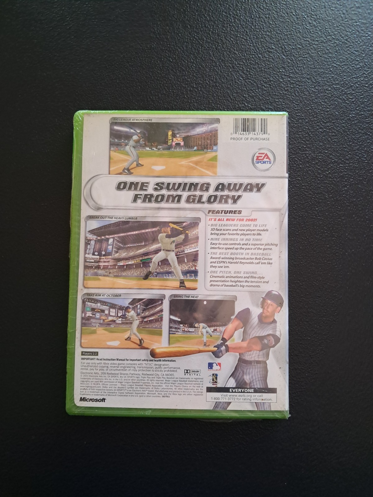 Triple Play 2002 (Microsoft Xbox, 2002) Brand New Factory Sealed MLB