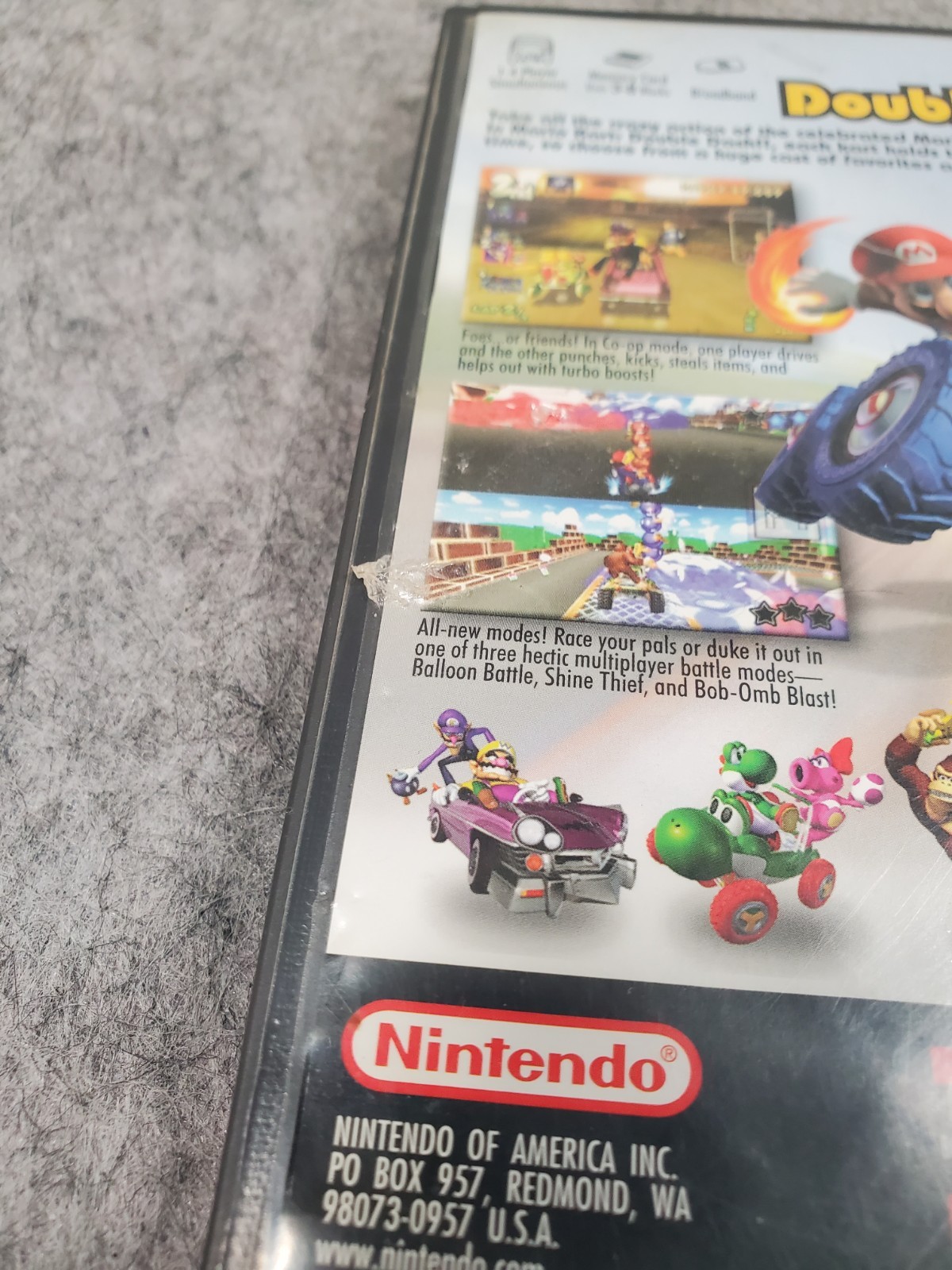Mario Kart Double Dash GameCube – ORIGINAL CASE ONLY – NO Manual NO Game